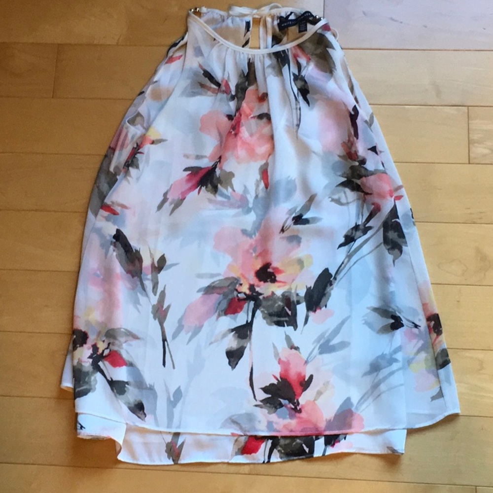 WHBM flowing floral tank